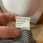 Solitaire  charcoal gray white striped bell‎ sleeve round neck top size S NWT Photo 7