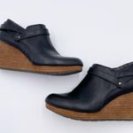 Dr. Scholl's What's Good Wedge Ankle Boots Women's Size 9.5 Black Faux Leather Photo 8