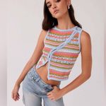 Peppermayo NWOT  Chromatic Charm Knit Top Citrus Oasis S/M Photo 0
