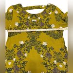 Free People Smooth Talker Tunic Top Womens S Mini Dress Boho Floral Open Back Photo 4