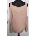 Venus LASCANA FOR WOMENS PASTEL PINK COLD SHOULDER SWEATER Small Photo 8