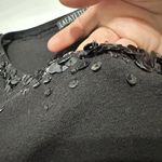 Lafayette 148 Sequin Embellished Neckline Long Sleeve T Shirt Top L Large Photo 10