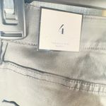 White House | Black Market  High-Rise Coated Gray Skinny Pants Women's size 4 NWT Photo 11