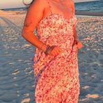 Crystal Doll Tiered floral pink maxi dress  Photo 0