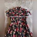 CHAPS  Flowy Floral Button Front Shirt Fit & Flare Cottagecore Dress Sz XL EUC Photo 5