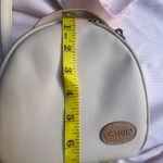 Cream and Tan Crossbody Bag with Structured Design Photo 6