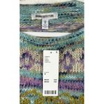 Urban Outfitters  Sweater Womens Medium Cropped Fair Isle Pastel Crewneck NWT Photo 2