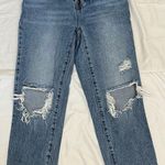 PacSun  high rise straight jeans 23 ripped Photo 0