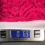 Merona  Crochet Lace Feminine Bold Vibrant Fuchsia Party Mini Skirt Womens 18 Photo 5