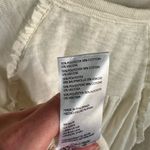 Anthropologie Pilcro Diana Women's Cream Pullover Ruffle Top Photo 3