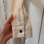 L'Agence  Bella 3/4-Sleeve Linen Shirtdress Size Medium Photo 5