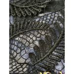 Vera Wang Beaded Sequin Cocktail Party Dress size 6 Black Photo 9