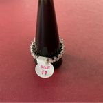 Bomb Party RBP5895 “Lively Experiences” Diamond CZ on Rhodium Size 11 Ring NWT Photo 2