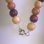 Elegant Vintage Brown Wooden Beaded Boho Necklace Photo 3