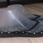 Old Navy  black with white polka dots woman’s thong sandals Photo 2