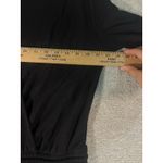 Beyond Yoga  Womens Small Black Overlapping‎ USA Cozy Soft Long Sleeve Jumpsuit Photo 5