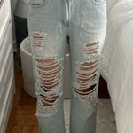 Forever 21 Light Wash Ripped Jeans Photo 2