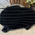 Lucky Brand Boho Canvas black white green suede Drawstring Backpack office bag Photo 5