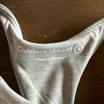Outdoor Voices  Gray Racerback Sports‎ Bra Photo 1
