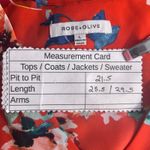 Rose + Olive Rose‎ And Olive Boho Blouse Red Large Photo 10