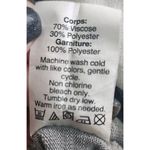 J.Crew Women's Size M Mercantile Twofer Top Gray Long Sleeve Photo 4