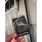 retrofete Cassandra Strapless Mini Dress Silver White Womens Size Medium Photo 8