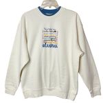 NWOT M&C SPORTSWEAR Embroidered Grandma Sweatshirt, Large Blue Photo 0