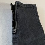 Reformation Skinny Zip Ankle Jean 27 Black Photo 2