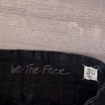 Free People  Black 2 Button Jeans Size 30 Photo 2