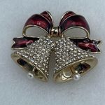 Anne Klein Vintage  double bell moving pearls brooch Photo 0