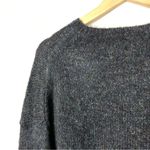 J.Crew Dark Blue Sequin Cuff Crewneck Sweater S Photo 3