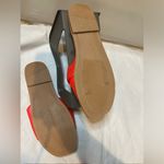 Shoe Land Cherry Vibrant Red Bowknot Tied Padded Flat Dressy Sandal Shoes Sz 9 Photo 3