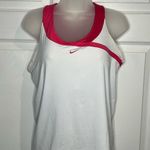 Nike  Dri-fit women’s activewear tank - White/Pink - Size Large (12-14) Photo 0