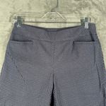 Chico's Bermuda Shorts Women Geometric Print Stretch Pull On Comfort Blue Size 2 Photo 3