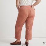 Madewell  Emmet 2.0 Wide‎ Leg Crop Pant in Dusty Rose Size 31 Tall Photo 1