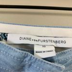 Diane Von Furstenberg  Chambray Wide Leg Jeans Photo 1