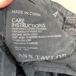 Ann Taylor  Cargo Zipper Ankle Charcoal Gray Skinny Jeans Photo 2