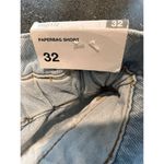 ZARA  Paperbag High waist Jean Shorts size XS Photo 3