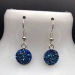 Handmade Resin Glitter Rhinestone Jewelry Set Photo 3