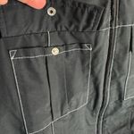 Nike  Vintage Black Double Zip Up Jacket Large Photo 3