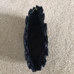 Black Ruffled Atlanta Shell Logo Cosmetic Bag Photo 5