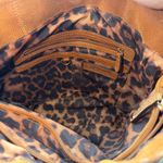 B Makowsky  Brown Textured Leather Tote Bag Gold Hardware Photo 4