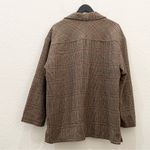 Houndstooth Vintage For Pete’s Sake Brown/Tan  Oversized Blazer Jacket Size L Photo 6