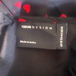 ASOS Curve Black Mini Dress with Red Accents Size 14 Photo 1