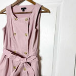 J.Crew Size 0 Garment Dyed Trench Coat Dress Lilac Purple Preppy Photo 2