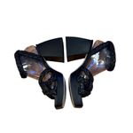 Circus NY Women's Mable Braided Block Heel Sandals Black Size 9M Photo 2