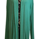 Three Dots Three‎ Dots Long Sleeve Green Cardigan Size XL Photo 0