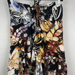 Jams World  Multicolor Floral Artsy Tribeca Strapless Halter‎ Blouse Size XS Photo 0