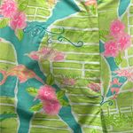 Lilly Pulitzer Womens Vintage Green & Pink Floral Print Everglades Shorts Size 6 Photo 4