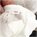 Eyelet Maxi Dress Size Medium NWT Boutique Slit Sleeves Milkmaid Coquette White Photo 8